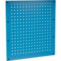Global Equipment Steel Pegboard Panel, 18"W, Blue 249286ABL
